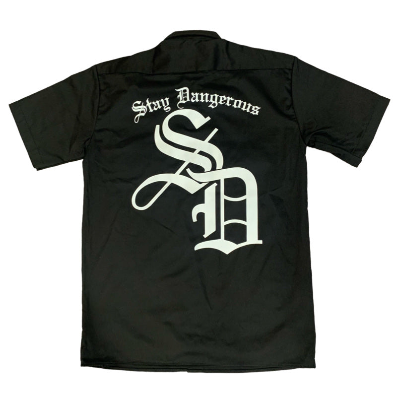 Stay Dangerous Short Sleeve Dickies Shirt